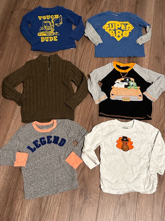 Other - Bundle of Boys 3T Long Sleeve Top and Sweaters